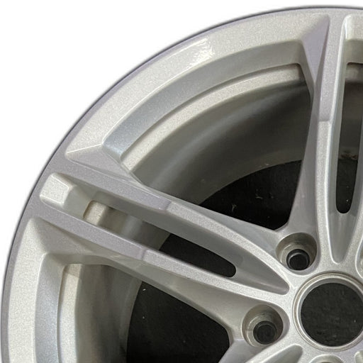 19" CORVETTE 16-17 rear, 19x10, silver Original OEM Wheel Rim - Angle View
