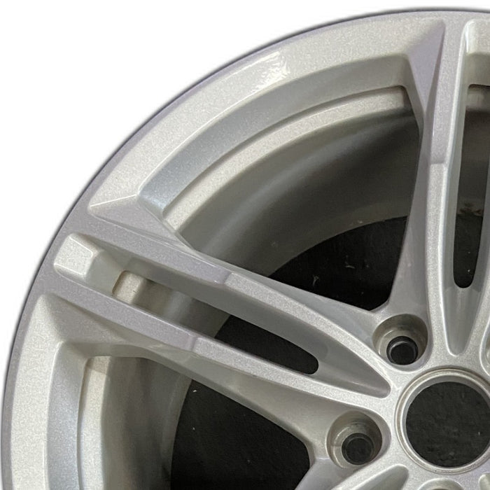 19" CORVETTE 16-17 rear, 19x10, silver Original OEM Wheel Rim - Angle View