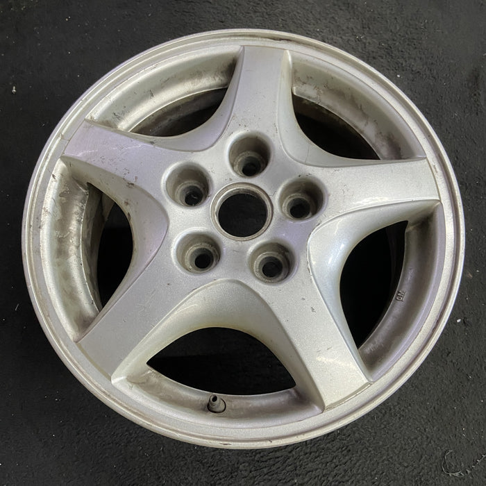 15" TRANS SPORT 97 15x6, aluminum, Original OEM Wheel Rim - Side Profile
