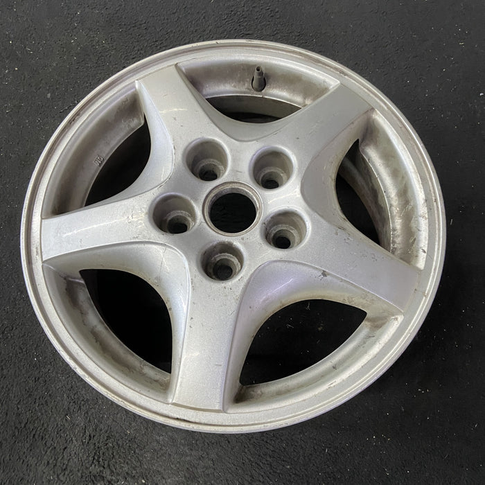 15" TRANS SPORT 97 15x6, aluminum, Original OEM Wheel Rim - Close-Up Detail