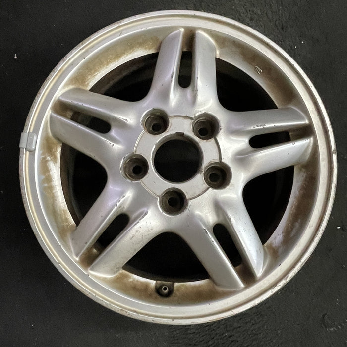 15" CR-V 97-01 , alloy, 10 spoke Original OEM Wheel Rim - Angle View