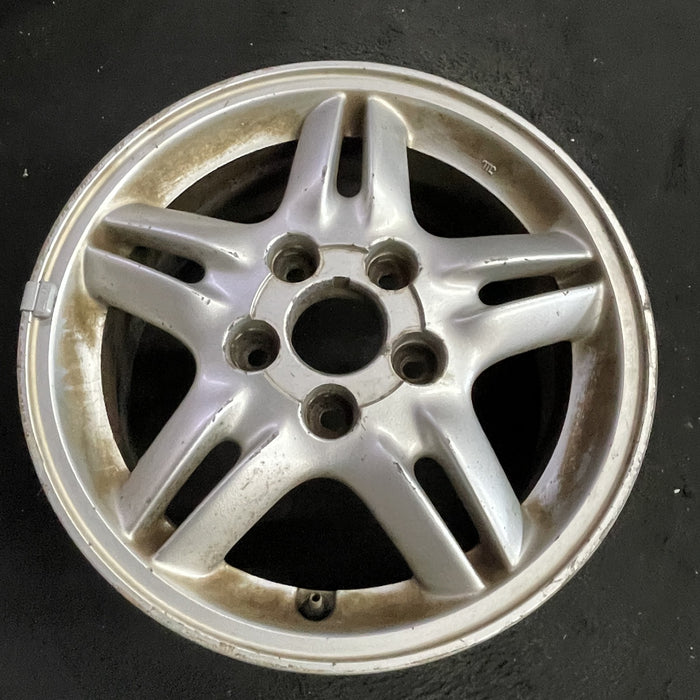 15" CR-V 97-01 , alloy, 10 spoke Original OEM Wheel Rim - Side Profile