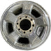 17" DODGE 1500 PICKUP 06 8 lug 17x8 aluminum chrome clad Original OEM Wheel Rim - Front View