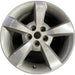 17" MALIBU 08 17x7, aluminum, 5 single spoke, machined finish Original OEM - Front View