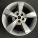 17" MALIBU 08 17x7, aluminum, 5 single spoke, machined finish Original OEM - Angle View