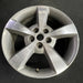 17" MALIBU 08 17x7, aluminum, 5 single spoke, machined finish Original OEM - Side Profile