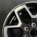 18" BRONCO 21-25 18x7.5, Original OEM Wheel Rim - Side Profile