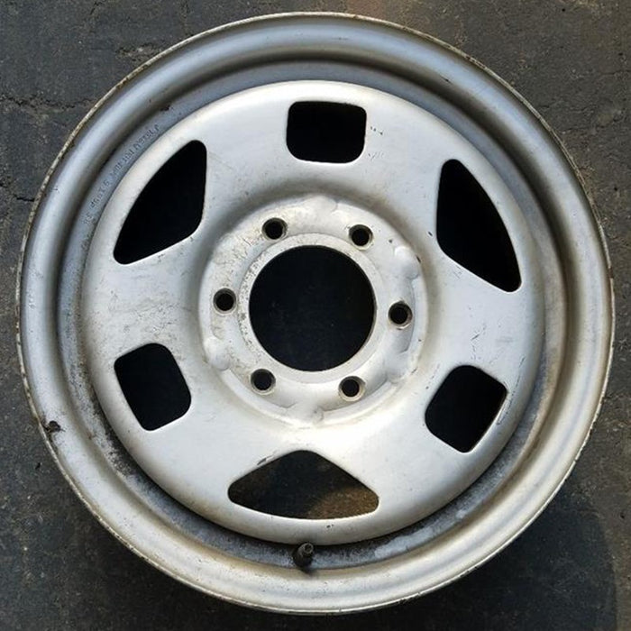 16" ISUZU RODEO 94-95 16x6 steel Original OEM Wheel Rim - Front View