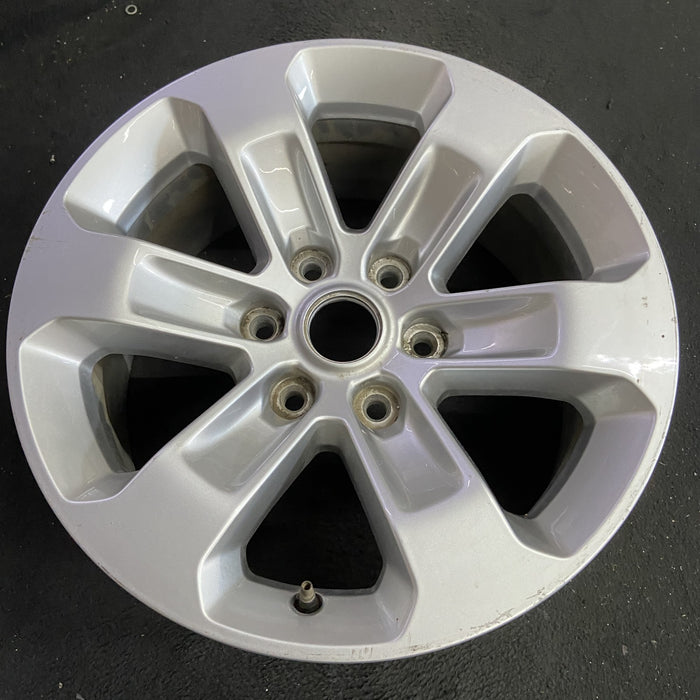 18" DODGE 1500 PICKUP 19-21 , 18x8 , , 6 spoke, opt WBC Original OEM Wheel Rim - Side Profile