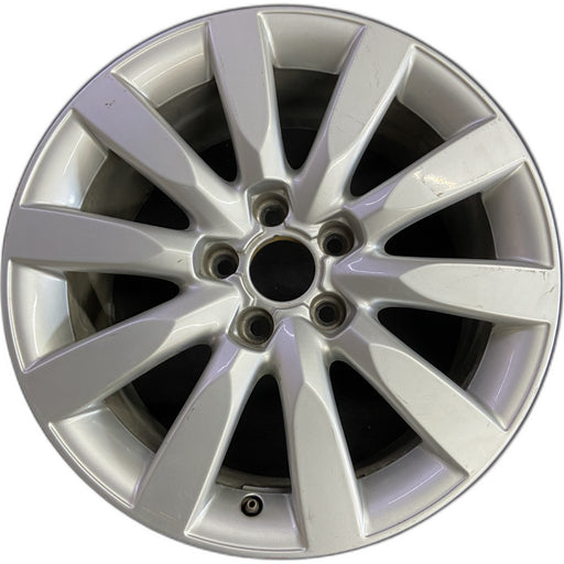 17" AUDI A4 13-16 17x8 Original OEM Wheel Rim - Front View