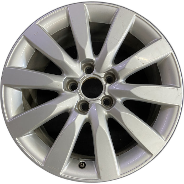 17" AUDI A4 13-16 17x8 Original OEM Wheel Rim - Front View