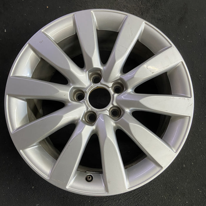 17" AUDI A4 13-16 17x8 Original OEM Wheel Rim - Angle View