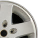 17" WRANGLER 07-08 17x7.5 silver Original OEM Wheel Rim - Side Profile