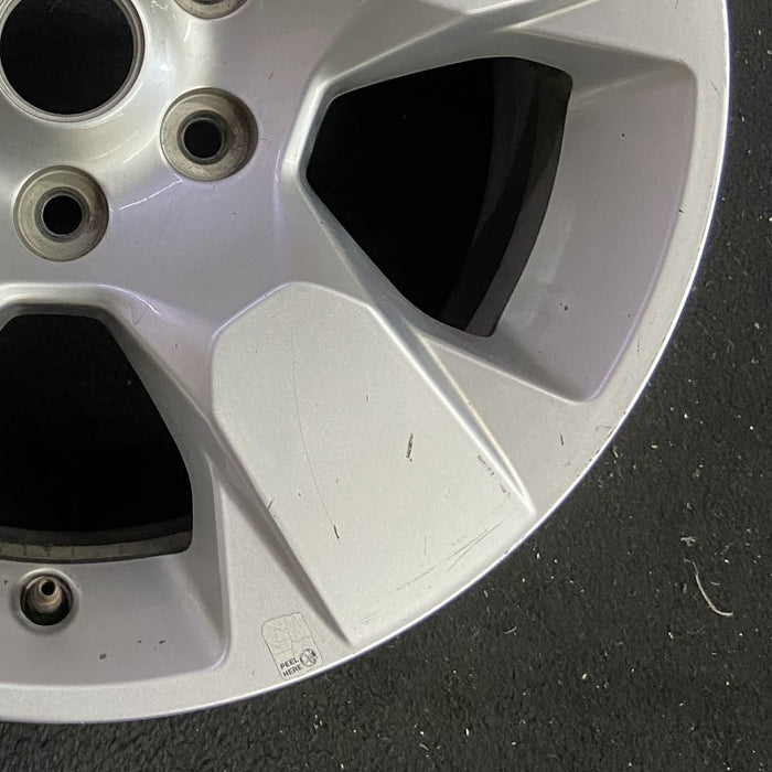 18" DODGE 1500 PICKUP 19 6 lug 18x8 aluminum 5 spoke opt WBB Original OEM Wheel - Back View