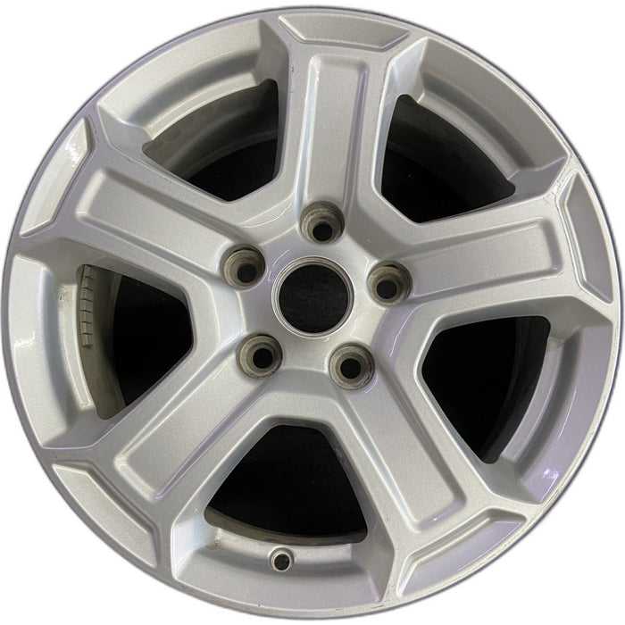 17" WRANGLER 18 VIN X , 17x7.5, , aluminum, straight spoke, w/recessed outer - Front View