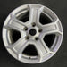 17" WRANGLER 18 VIN X , 17x7.5, , aluminum, straight spoke, w/recessed outer - Angle View
