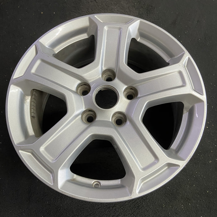 17" WRANGLER 18 VIN X , 17x7.5, , aluminum, straight spoke, w/recessed outer - Side Profile