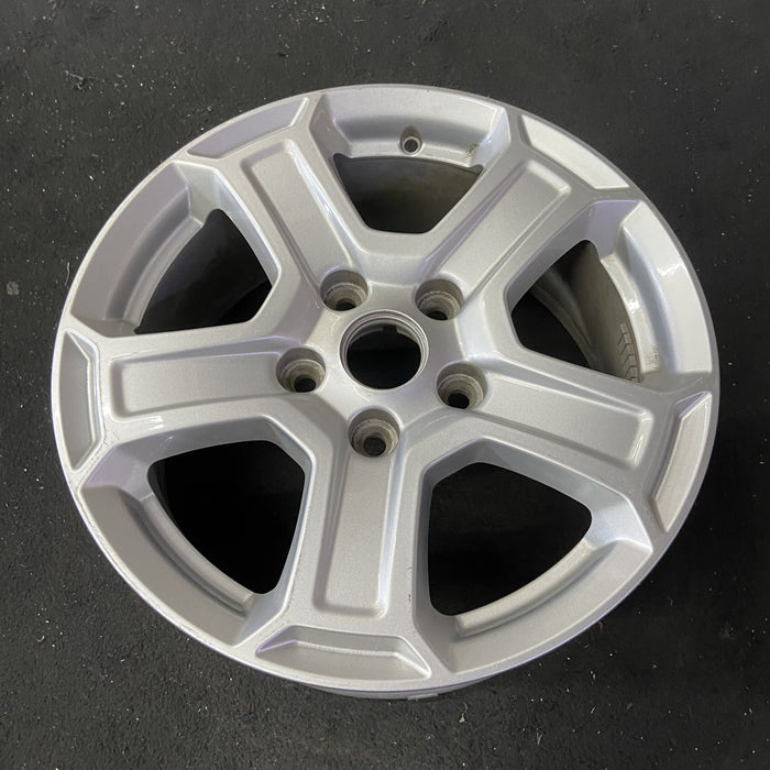 17" WRANGLER 18 VIN X , 17x7.5, , aluminum, straight spoke, w/recessed outer - Close-Up Detail