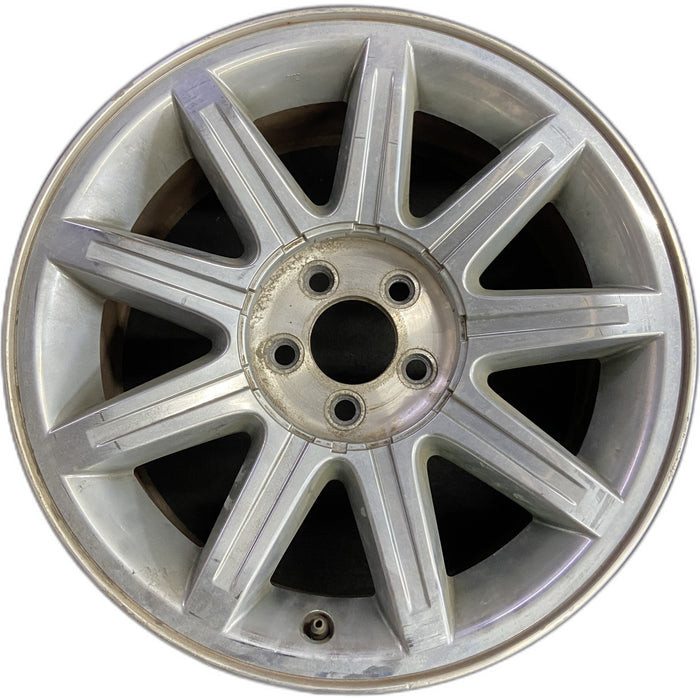 18" 300 05-06 18x7.5, , 9 spoke Original OEM Wheel Rim - Front View