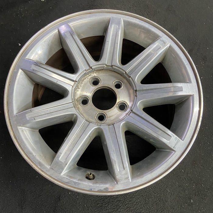 18" 300 05-06 18x7.5, , 9 spoke Original OEM Wheel Rim - Side Profile