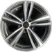 19" BMW 320i 15 19x8.5, 5 double spoke, narrow spoke Original OEM Wheel Rim - Front View