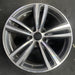 19" BMW 320i 15 19x8.5, 5 double spoke, narrow spoke Original OEM Wheel Rim - Angle View