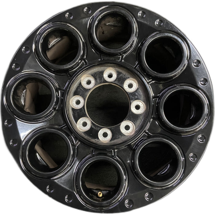 20" FORD F250SD PICKUP 23-25 20x8, , solid spoke, black, circle spoke Original - Front View