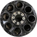 20" FORD F250SD PICKUP 23-25 20x8, , solid spoke, black, circle spoke Original - Front View