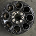 20" FORD F250SD PICKUP 23-25 20x8, , solid spoke, black, circle spoke Original - Angle View