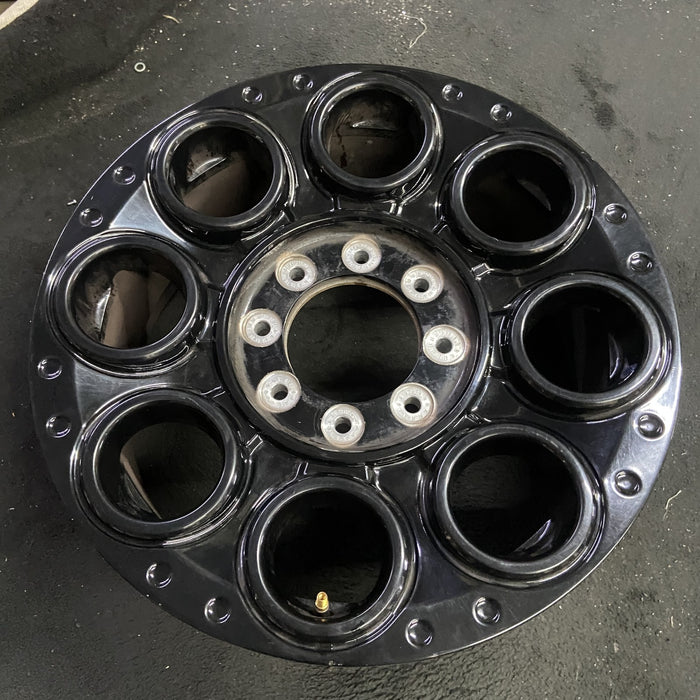 20" FORD F250SD PICKUP 23-25 20x8, , solid spoke, black, circle spoke Original - Side Profile