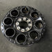 20" FORD F250SD PICKUP 23-25 20x8, , solid spoke, black, circle spoke Original - Close-Up Detail