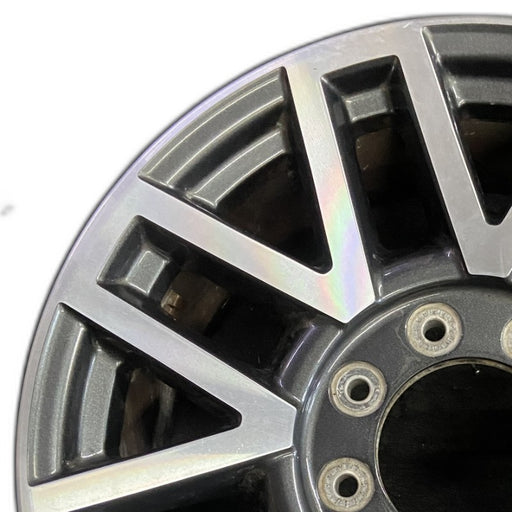 20" FORD F250SD PICKUP 17 20x8 aluminum TPMS 16 spoke 8 split spoke machined - Angle View