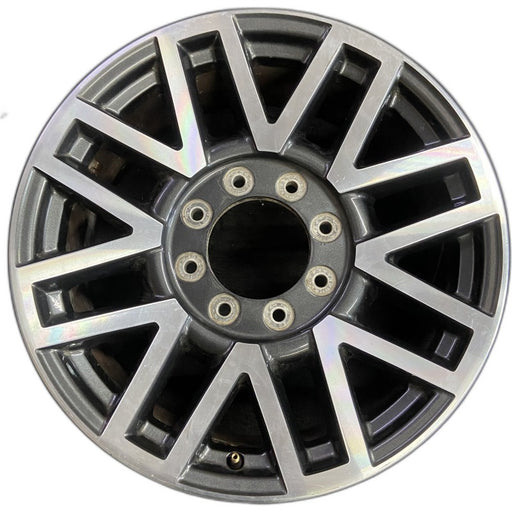 20" FORD F250SD PICKUP 17 20x8 aluminum TPMS 16 spoke 8 split spoke machined - Front View