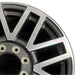 20" FORD F250SD PICKUP 17 20x8 aluminum TPMS 16 spoke 8 split spoke machined - Side Profile