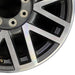 20" FORD F250SD PICKUP 17 20x8 aluminum TPMS 16 spoke 8 split spoke machined - Close-Up Detail