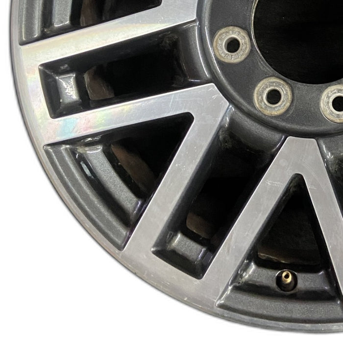 20" FORD F250SD PICKUP 17 20x8 aluminum TPMS 16 spoke 8 split spoke machined - Back View