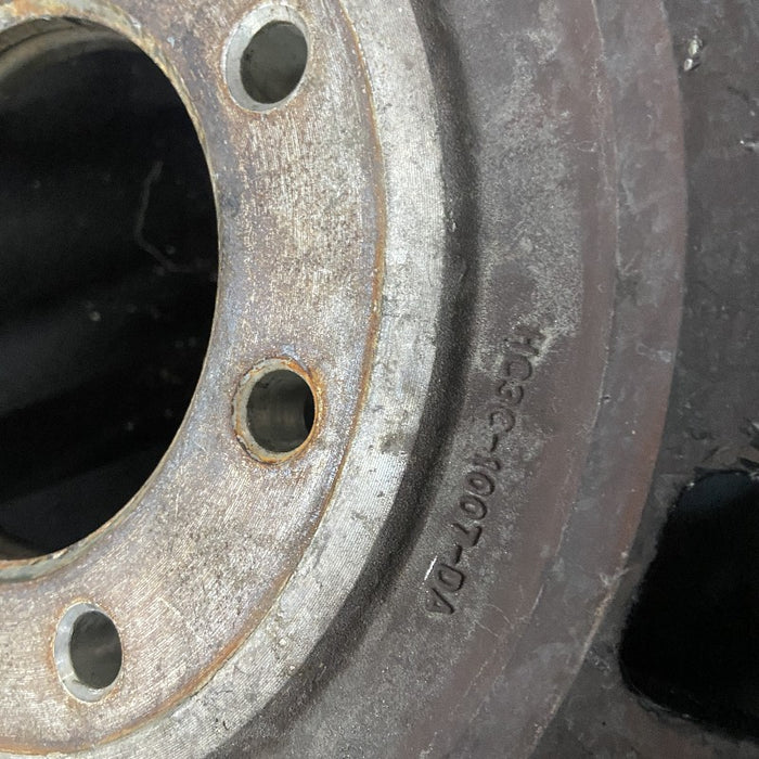 20" FORD F250SD PICKUP 17 20x8 aluminum TPMS 16 spoke 8 split spoke machined face dark gray pockets Original OEM Wheel Rim