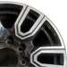 20" SIERRA 2500 PICKUP 20 20x8.5 12 spoke machined face accents black opt PYU - Side Profile