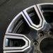 20" SIERRA 2500 PICKUP 20 20x8.5 12 spoke machined face accents black opt PYU - Side Profile