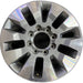 20" SILVERADO 2500 PICKUP 21-23 20x8.5 10 spoke machined gray opt Q86 dark gray - Front View