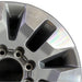 20" SILVERADO 2500 PICKUP 21-23 20x8.5 10 spoke machined gray opt Q86 dark gray - Side Profile