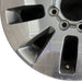 20" SILVERADO 2500 PICKUP 21-23 20x8.5 10 spoke machined gray opt Q86 dark gray - Back View