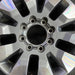 20" SILVERADO 2500 PICKUP 21-23 20x8.5 10 spoke machined gray opt Q86 dark gray - Angle View