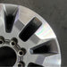 20" SILVERADO 2500 PICKUP 21-23 20x8.5 10 spoke machined gray opt Q86 dark gray - Close-Up Detail