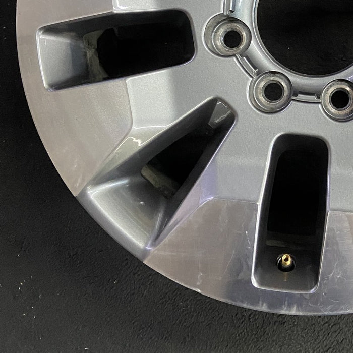 20" SILVERADO 2500 PICKUP 21-23 20x8.5 10 spoke machined gray opt Q86 dark gray - Additional View