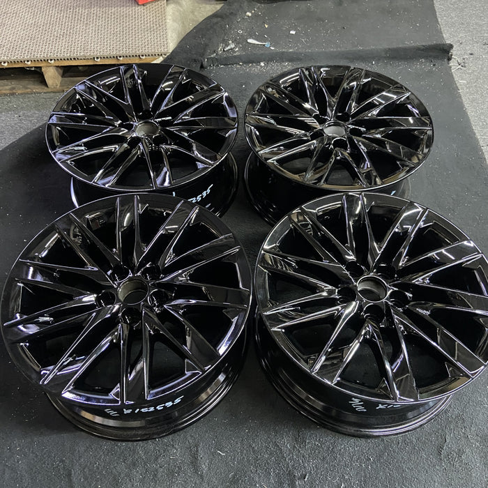 19" LS500 18-21 , 19x8, , open spoke Original OEM Wheel Rim - Side Profile