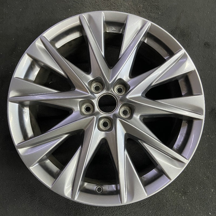 19" MAZDA CX-5 19-21 aluminum 19x7 gunmetal Original OEM Wheel Rim - Front View