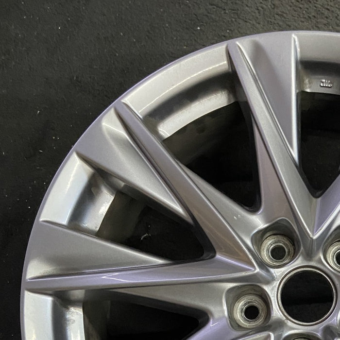 19" MAZDA CX-5 19-21 aluminum 19x7 gunmetal Original OEM Wheel Rim - Side Profile