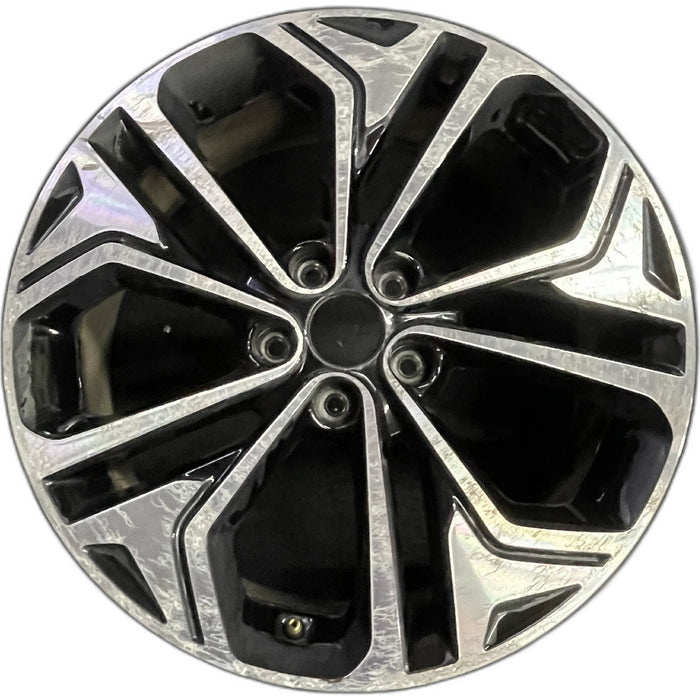 19" SANTA FE 19 19x7.5 , SWB Original OEM Wheel Rim - Front View