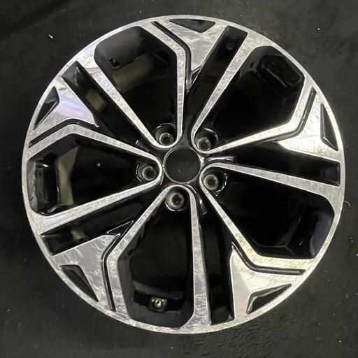 19" SANTA FE 19 19x7.5 , SWB Original OEM Wheel Rim - Angle View